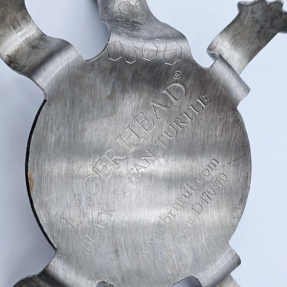 Brutul Lagerhead Turtle Bottle Opener & Black and Tan Layering Tool - Picture 5 of 6